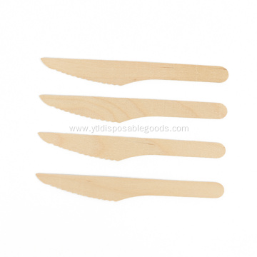 Natural Birch Wood Biodegradable Knife Utensils